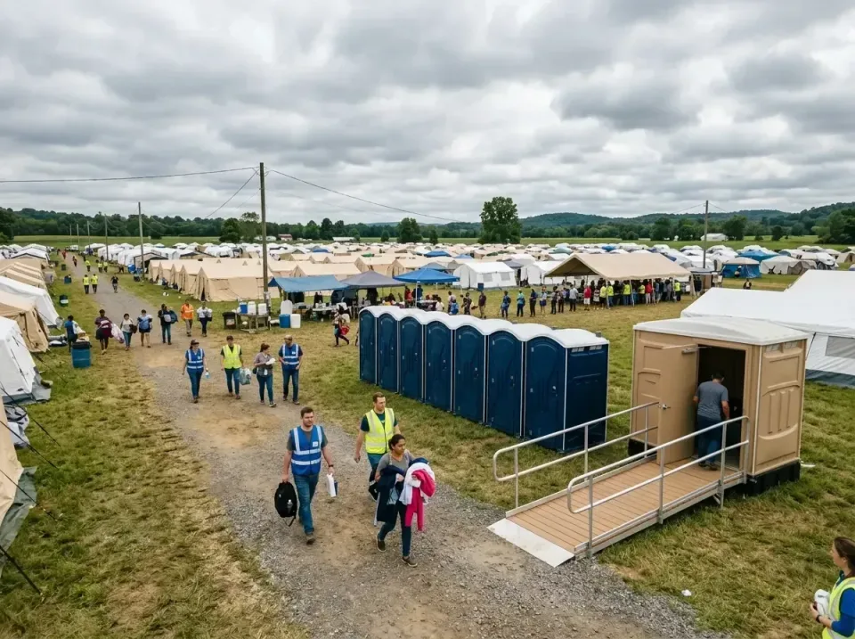 disaster-relief-camp-restrooms-010 — frequently asked questions, Dumpster & Portable Bathrooms Rental in Oak Hills, OR